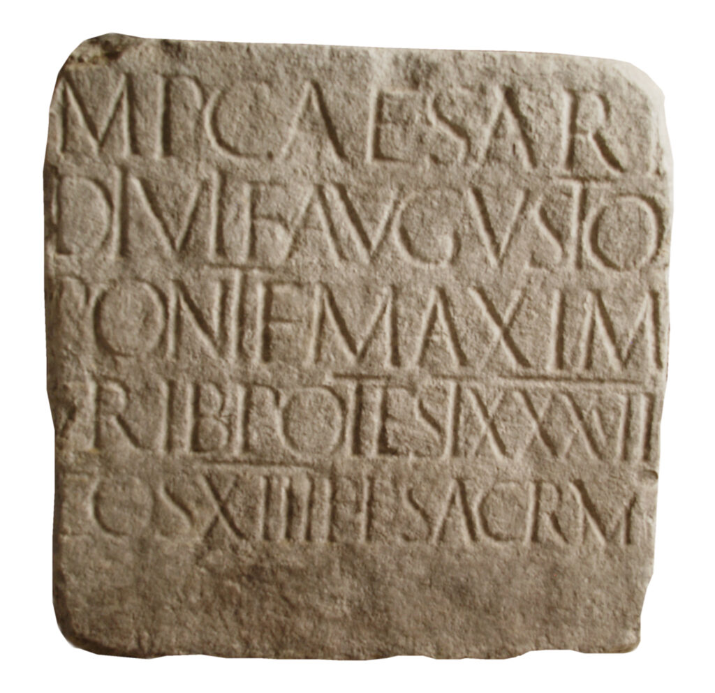 Dedica sacra all'imperatore Augusto