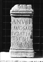 Dedica votiva ad Anubi Augusto