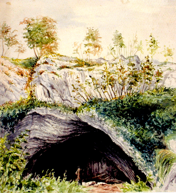 L’ingresso della grotta dell’Orso